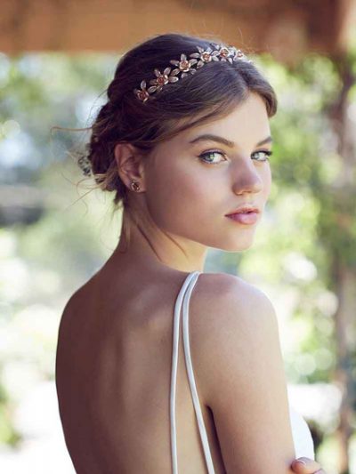 Bridal headband Adelaide style