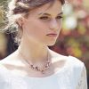 Flower necklace for bride