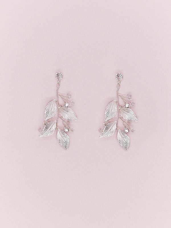 Daylsford silver wedding earrings