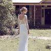 Lace long sleeve wedding dress