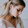 wedding dress earrings flirty hoops