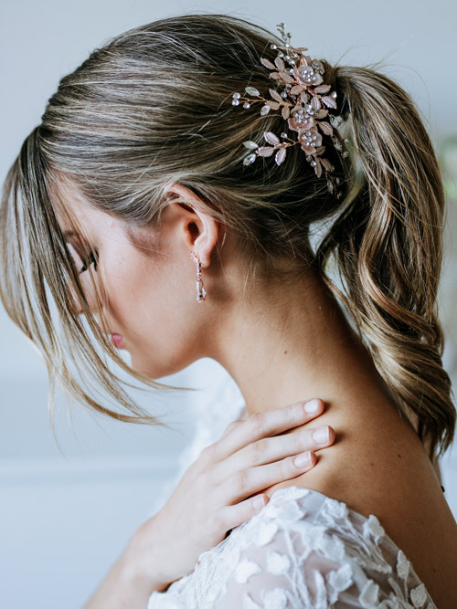 Bridal Crystal Hair Pin 10Pcs Wedding Flower Clip Women Hairpin Headdress  Decor | eBay