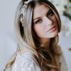 Classic style bridal hair vines with pearls