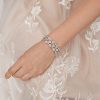 Bridal or Evening bracelet Large size
