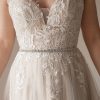 Bridal crystal wedding dress belts