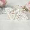Ivory bridal hairpiece comb