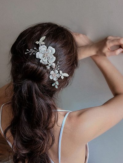 Hair pins with antique styling