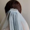 Veil topper bridal comb
