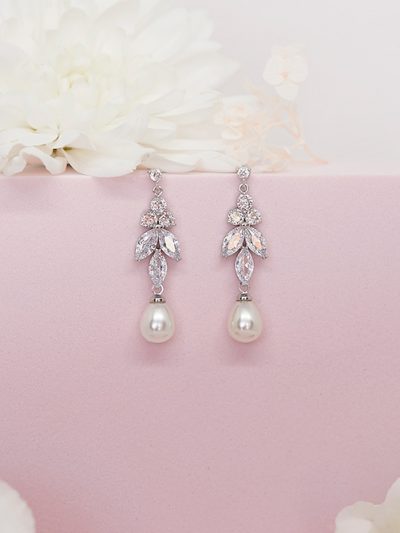 Chandelier earrings for bride