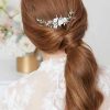 Small bridal hair combs in Melbourne Australia.